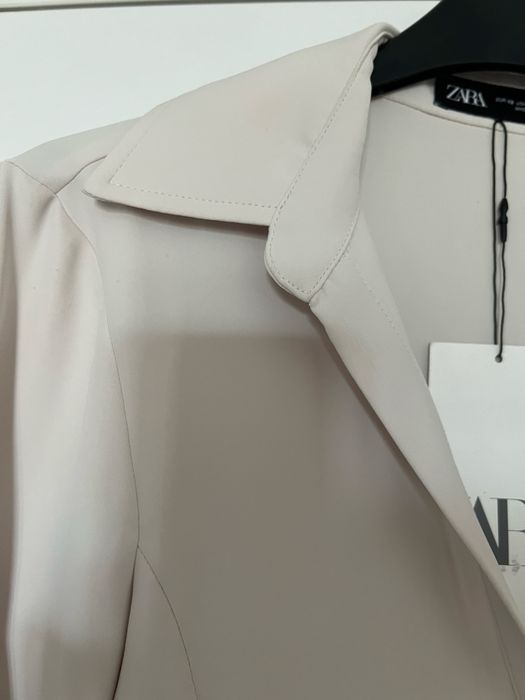 Camasa noua Zara , gri perla , XS