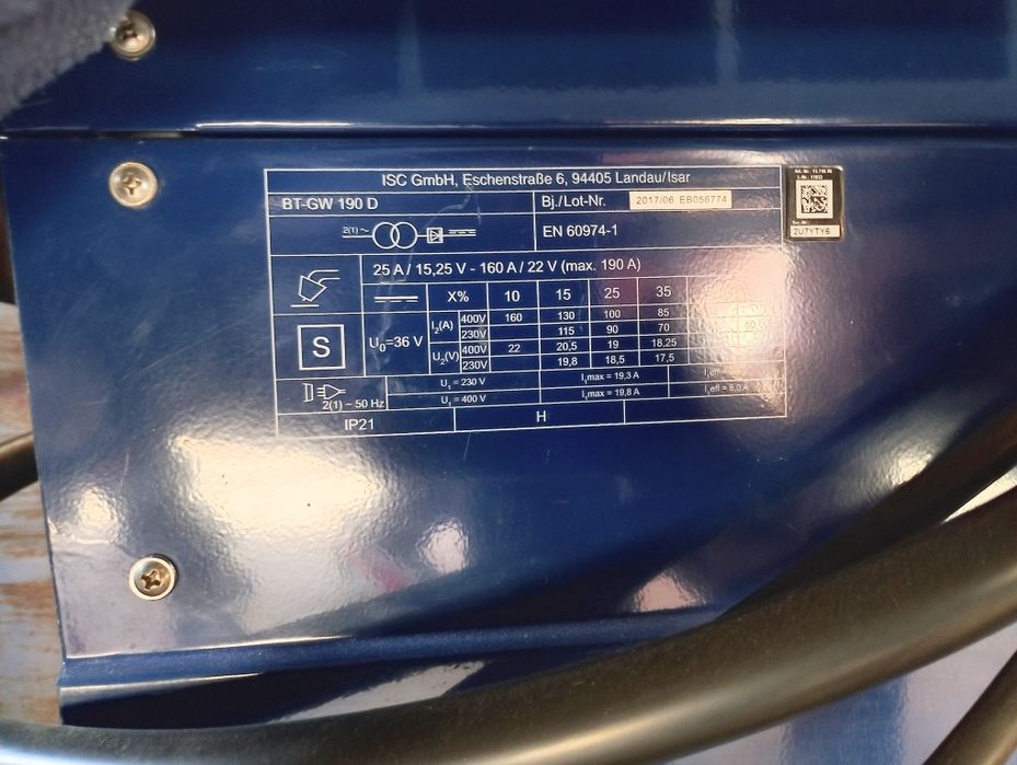 Телоподаващ апарат Einhell 190D