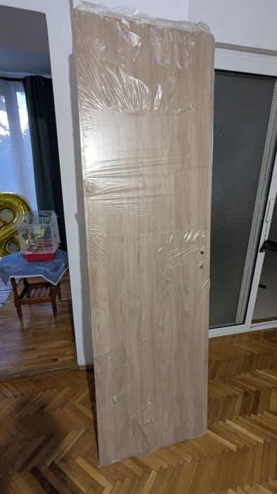 Usa interior MDF stejar Savana office plina dreapta stanga