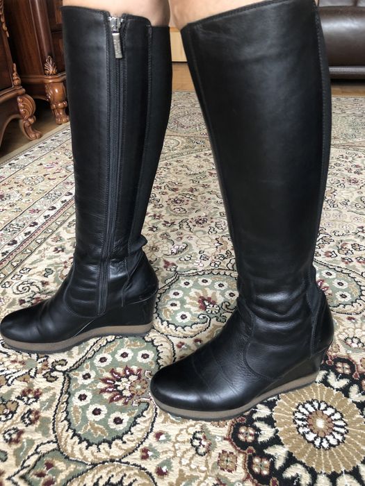 Сапоги кожанные натуралка еврозима