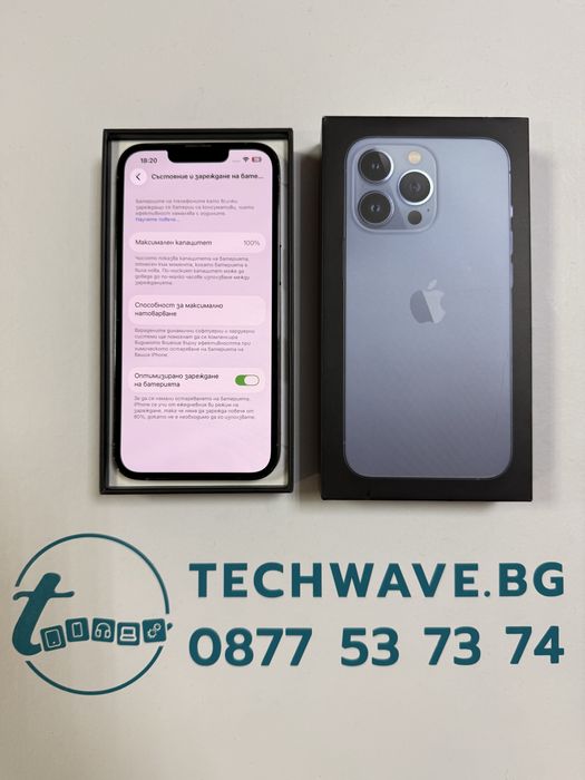 iPhone 13 Pro 512GB Sierra Blue 100%