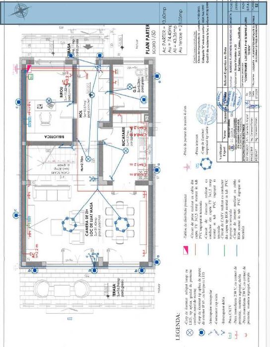 Casă P+M modernă la roșu