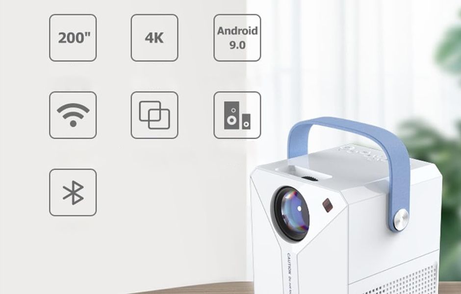 Мини портативный  Андроид проектор Q96E300