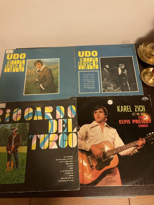 Geaca copil,discuri vinil,pahare,farfurii Bavaria,protectie pt.genuchi