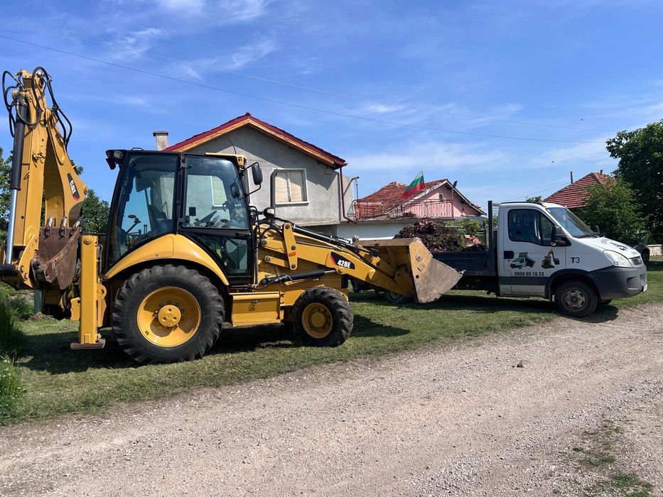 Услуги с мини багер и комбиниран багер