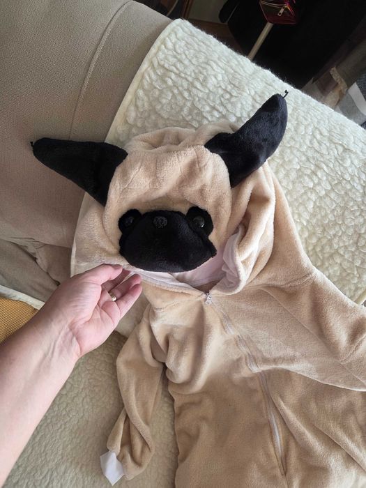 pijama salopeta Pug. mops
