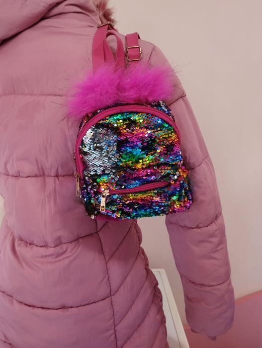 Детска кожена раница