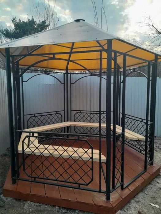 БИСЕТКА МЕТАЛЛИЧЕСКАЯ для дома дачи курилка