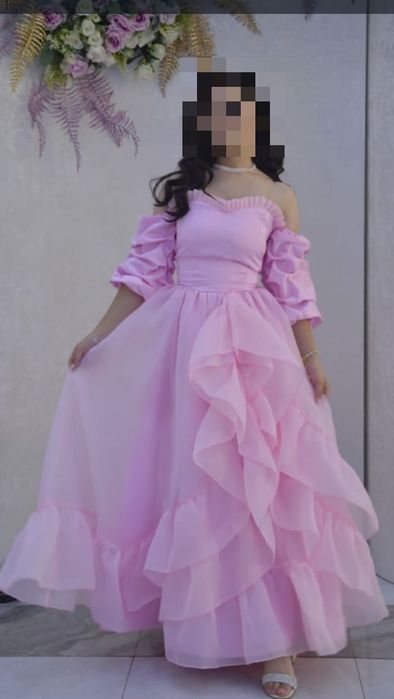 Нарядное платье на девочку (ручной пошив)