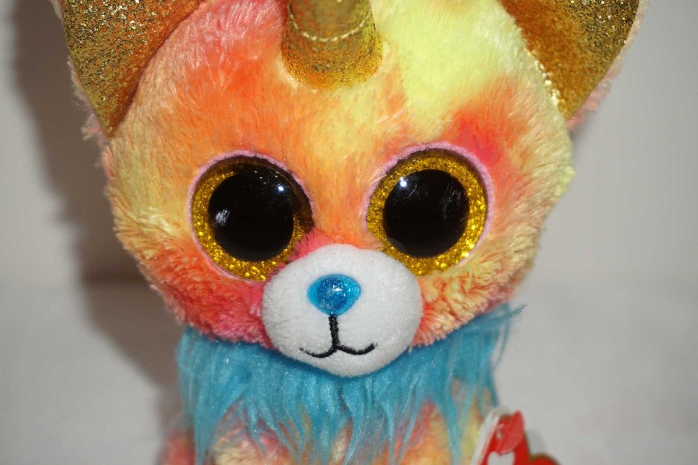 Лот от 4 Плюшени Играчки Beanie Boo's Yips Bloomy Stripes and Kale