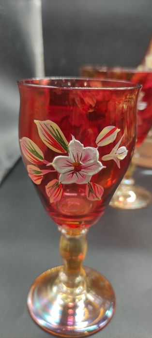 Графин с фужерами лепка