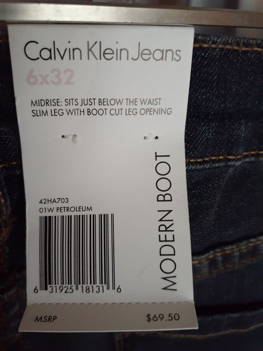 Джинсы Calvin Klein (USA)