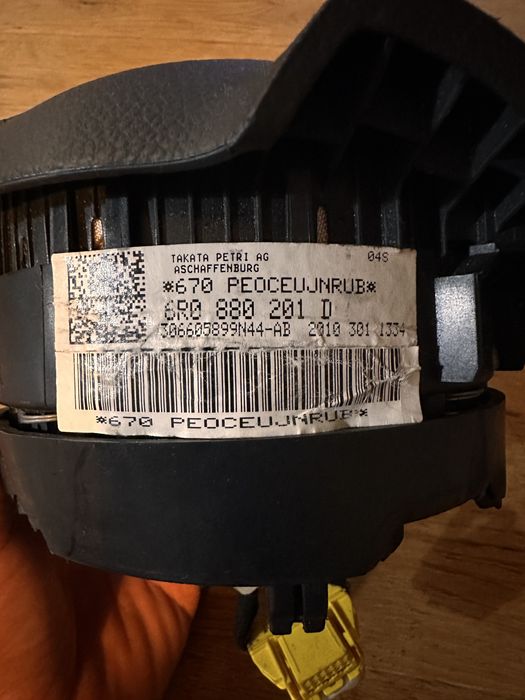 Airbag volan, cod 6R0880201D, Vw Polo (6R)