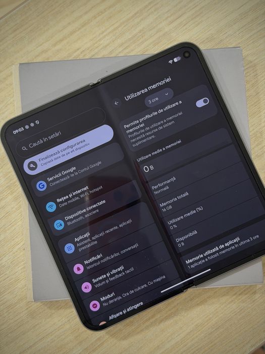 Google Pixel 10 Pro Fold 512GB/16gb Ram - Moonstone/Pierre de Lune - 53 incarcari/Impecabil/garantie !!!
