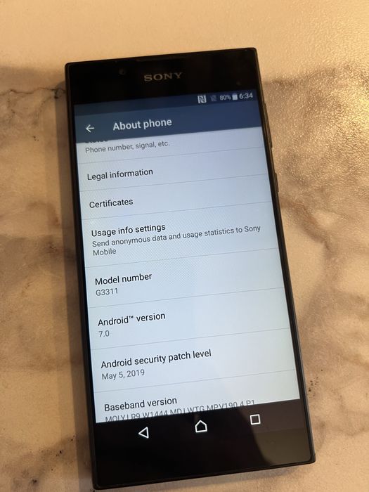Smartphone Sony Xperia L1