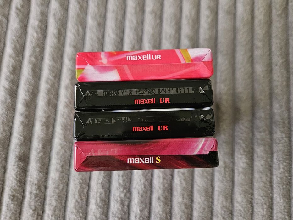 4 Casete Audio Maxell UR Maxell S UK