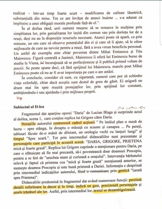 Rezolvarea testelor de antrenament