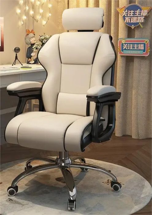 (Sf-17) Офисное кресло руководителя с подставкой для ног