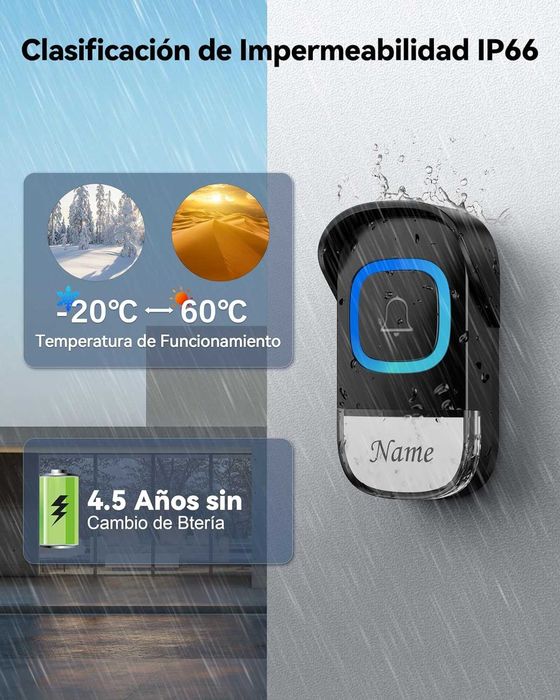 Безжичен звънец TECKNET.