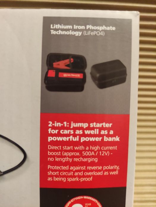 Jump starter motor auto cu functie power bank Ultimate speed