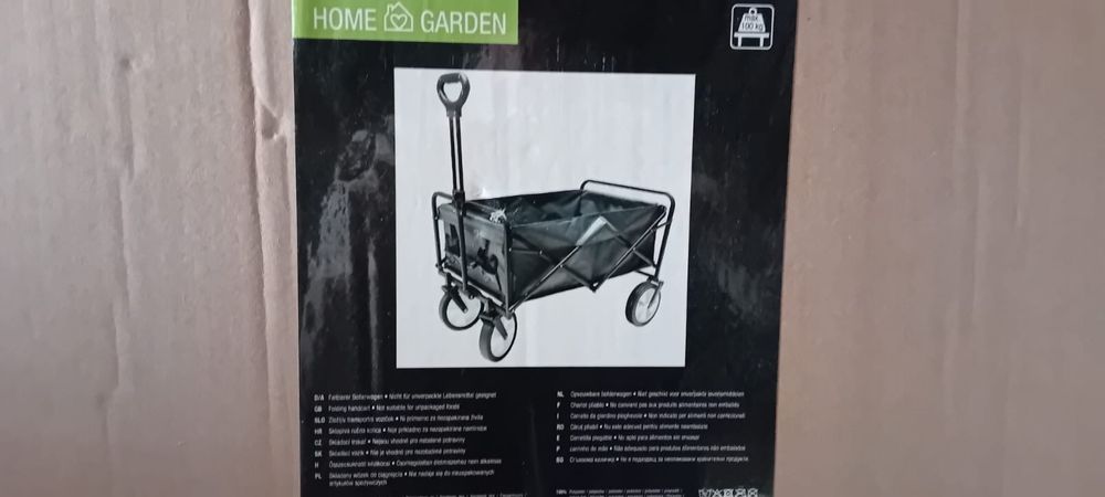 Carut pliabil gradina sau transport marfa