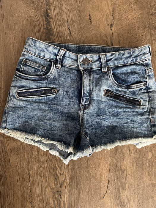 Pantaloni scurti de blugi, fete, marime 152