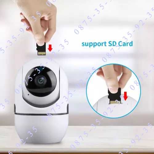 YCC365 5MP WiFi IP КАМЕРА БЕБЕФОН. Нощно виждане, детекция на движение