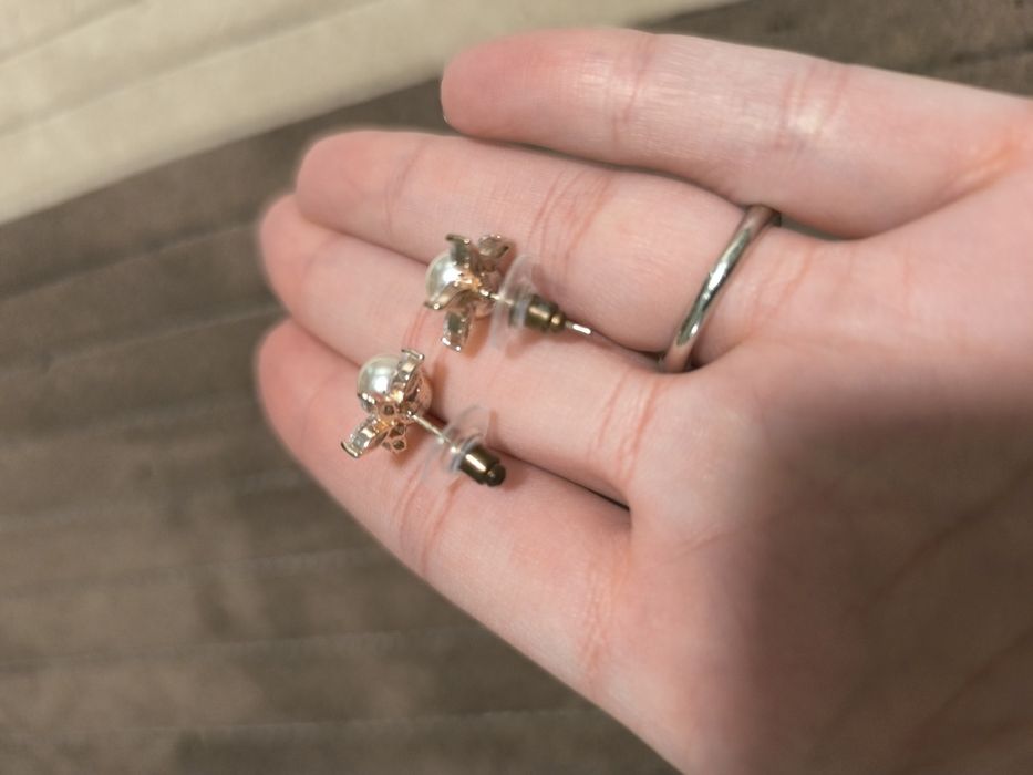 Дамски обеци с перли и бухалчета