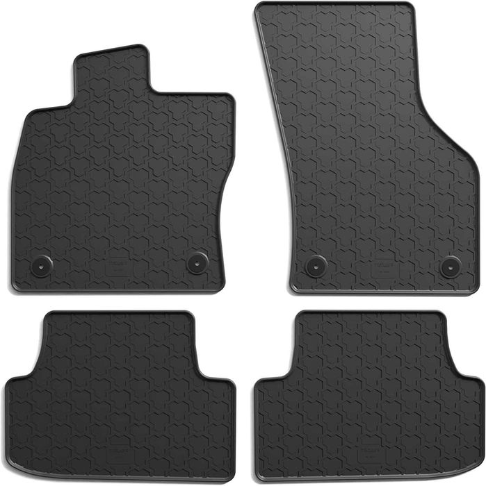 Гумени стелки за Audi A3 8V 2012+ А3 8в със закопчалки високо качество