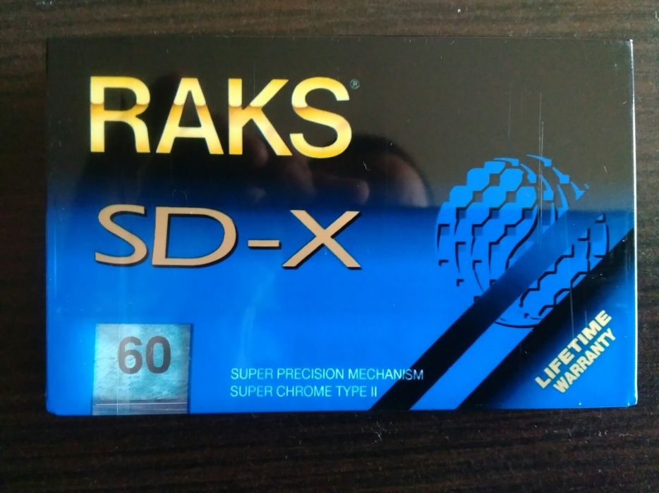 Нови аудио касети  Raks sd-sx super chrome type 2 90 min.