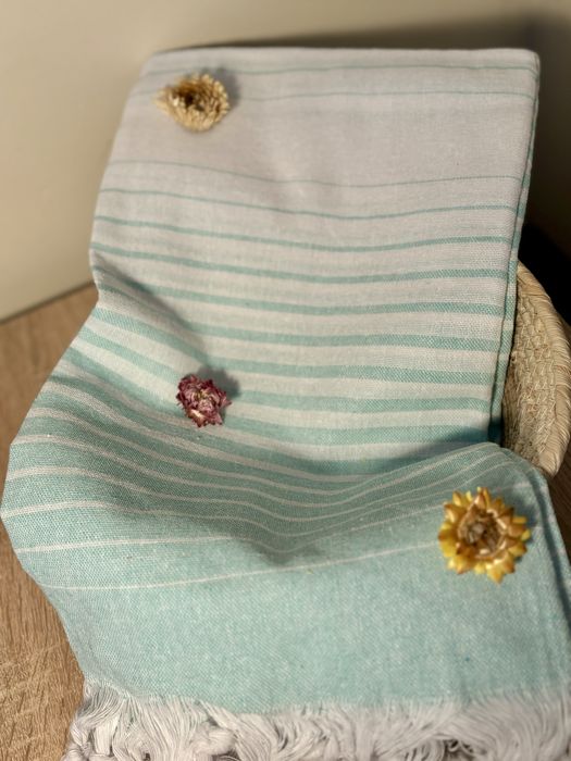 Пещемал. Тънки памучни кърпи от непран памук. Размер 100/180 см.