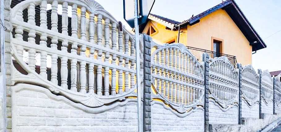 STALPI SI GARDURI DIN beton armat pentru imprejmuiri