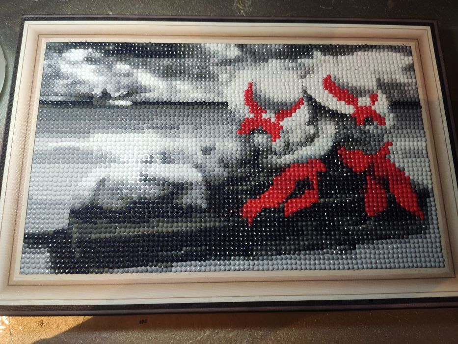 Алмазная мозаика ,готовая картина