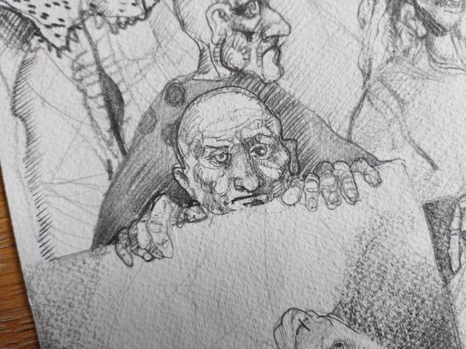 Прекрасна рисунка 38/55 см