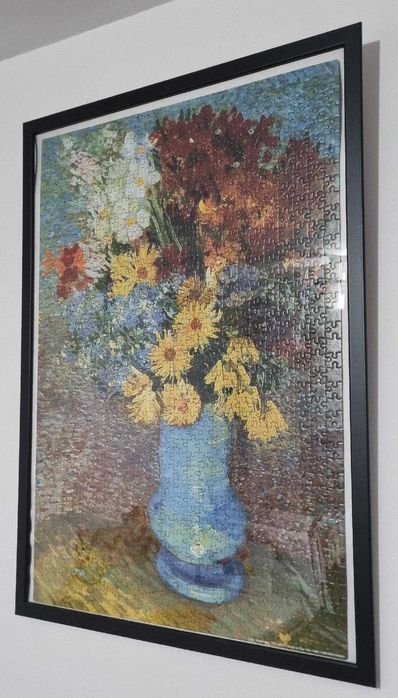 Vand puzzle inramat tablou - obiect decorativ
