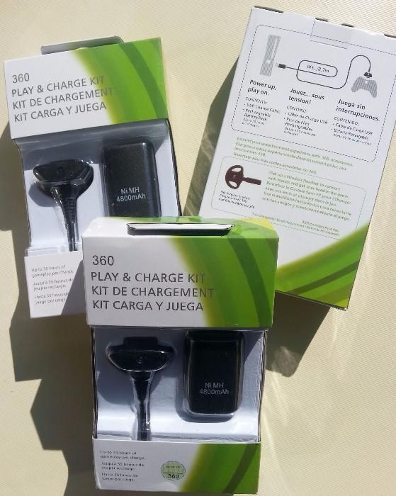 Нова Зарядна батерия за джойстик за Xbox 360 - Play and Charge Ki