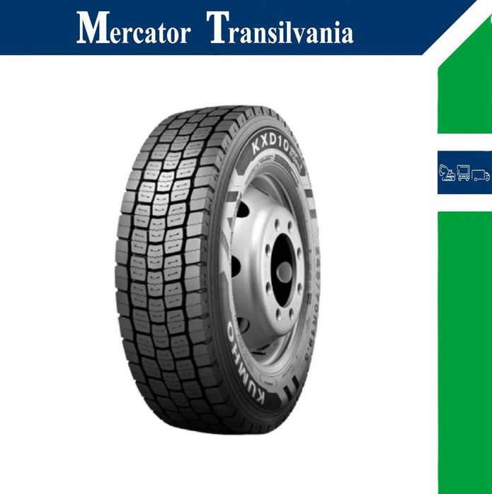 Anvelopa NOUA M+S* Regional 295/60R22.5 Kumho KXD10 150/147K/C/C/76dB(B) Tractiune