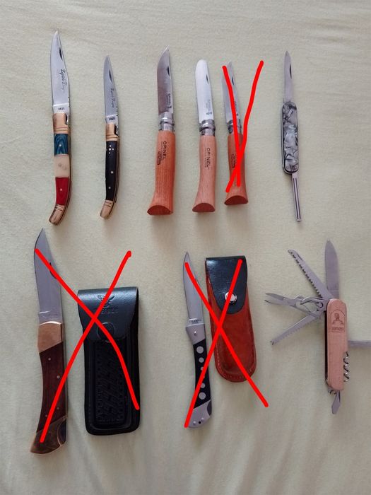 Нож сгъваем Laquiole, Sperber, Opinel, C. Jul. Herbertz Solingen