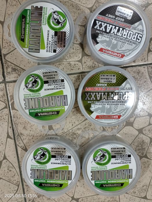 Леска (шнур) с флюорокарбоном