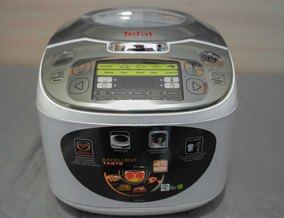 Мултикукър Tefal RK812110 – 5L, 45 програми