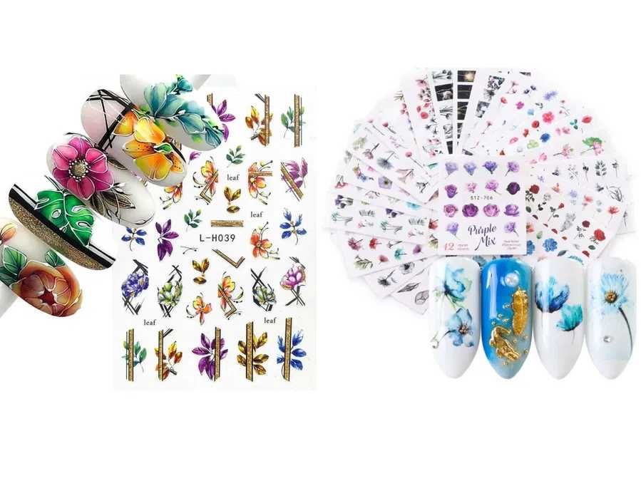 Водни стикери за нокти / Водни лепенки за нокти