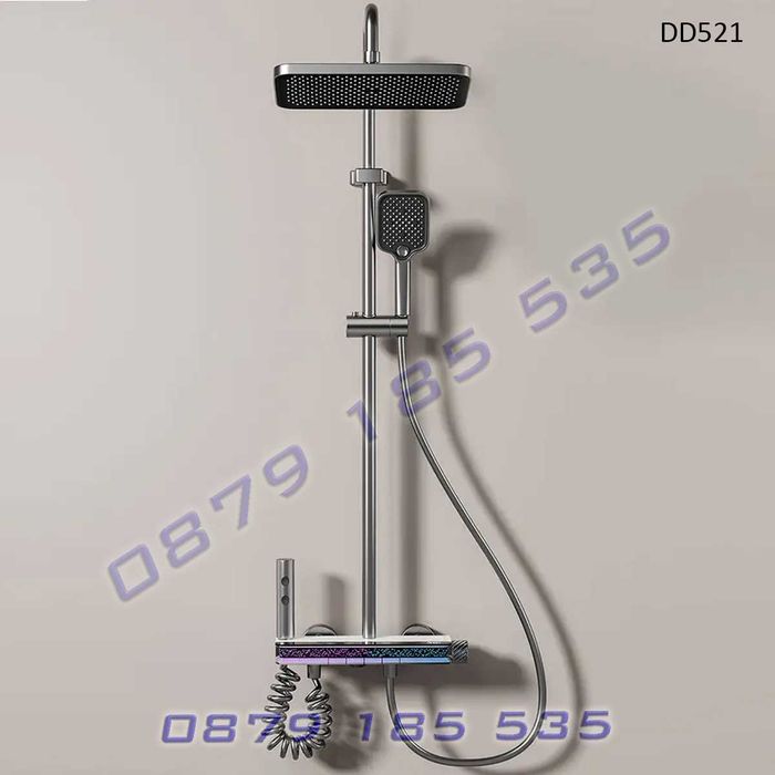 Луксозна душ система светещ Космос смесител слушалка пита функции баня