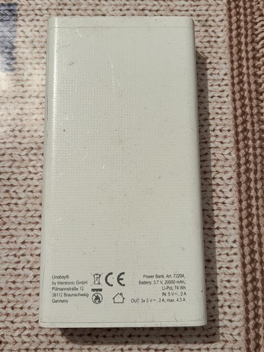 Baterie externa 20100 mAh