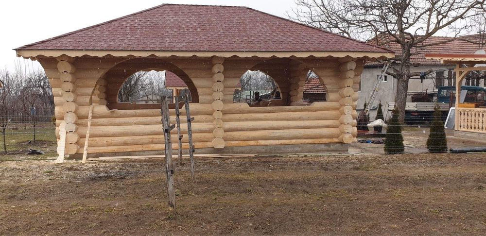 Foișoare din lemn rotund Bușteni