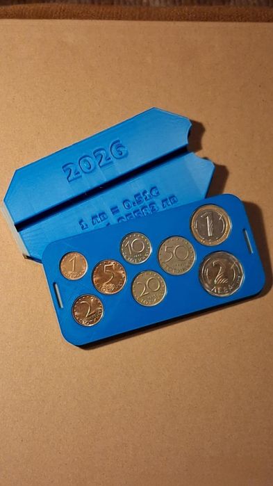 Плакет/ Монетник за български левчета /2 в 1