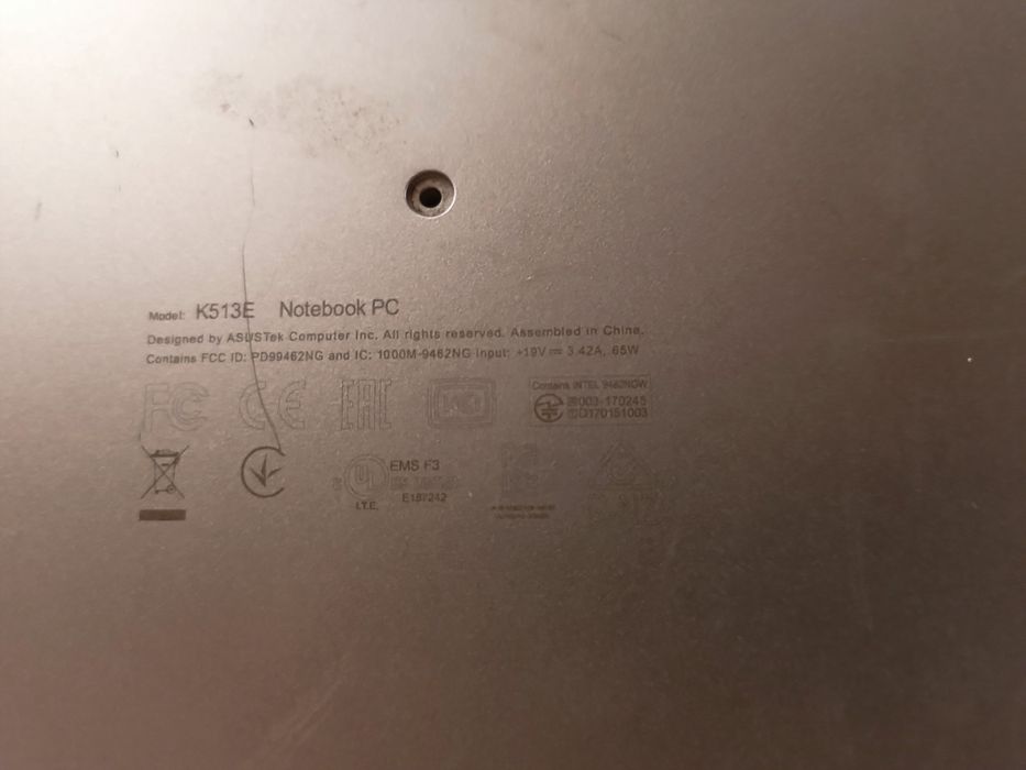 Asus Vivobook 15 intel i-3 core
