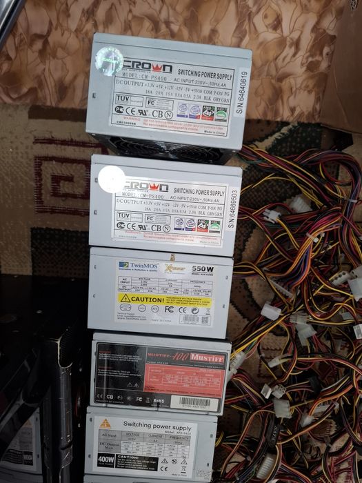 Блоки питания. (300 Вт, 350 Вт, 400 Вт)