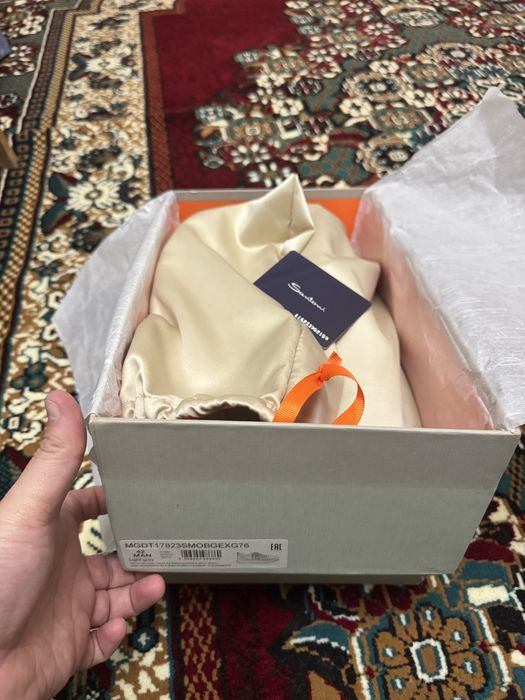 Santoni snekers original 42 light grey