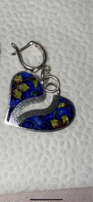 Продам  грузинские серебрянные серьги