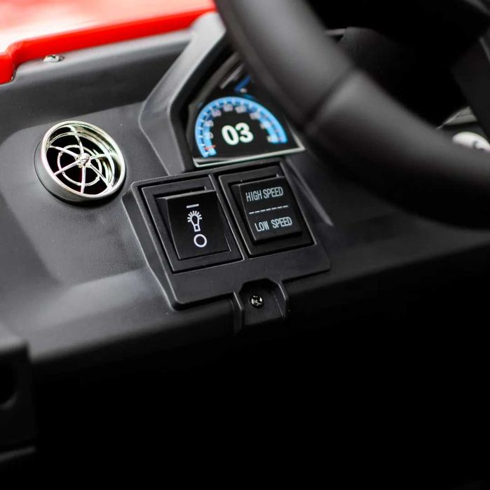 UTV electric pentru 4 copii, Kinderauto BJX1928 24V 14Ah , 500W Red